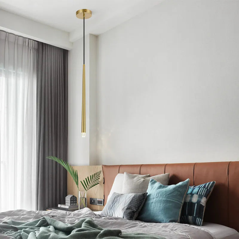 Arisha  Pendant Light Linear Modern, Gold, Living Rooms