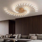 Wesley Flush-Mount Ceiling Light Fireworks, Black/Gold - product image 37