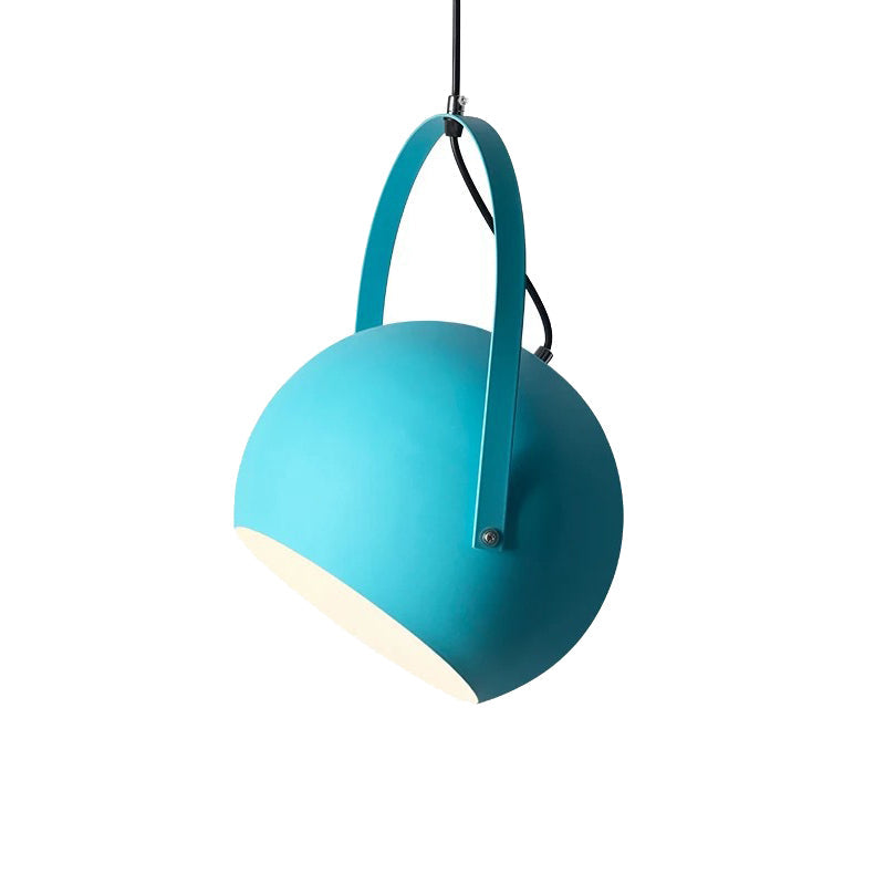 Aira Colorful Art Deco Pendant Light, Spherical,  Bedroom
