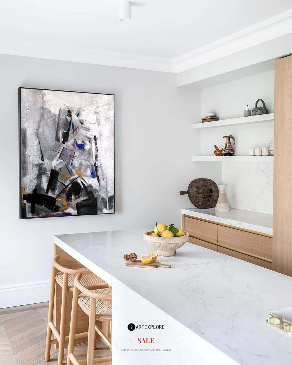Minimalist Abstract Expressionist Painting