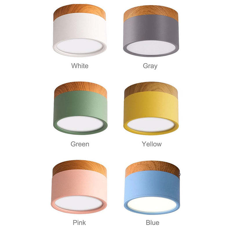 Jojo Cylindrical Flush Mount Ceiling Light