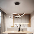 Arisha Modern Led Pendant Light, Black/White, Living Room/Bedroom