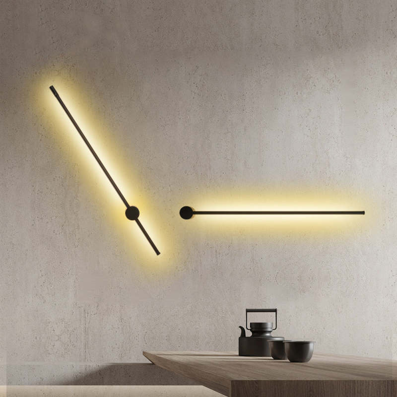 Arisha Modern Minimalist LED Wall Reading Lamp, Black