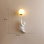 Bear Balloon Wall Light Ours Ballon Modern Animale Living Room - 14