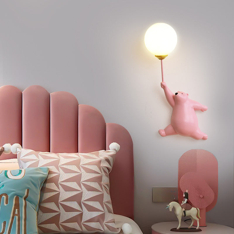 Bear Balloon Wall Light Ours Ballon Modern Animale Living Room - 16