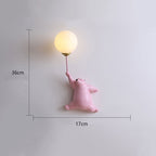 Bear Balloon Wall Light Ours Ballon Modern Animale Living Room - 19