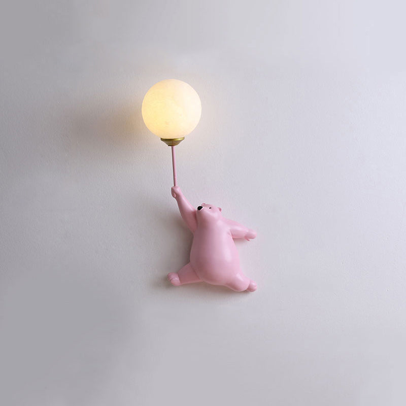 Bear Balloon Wall Light Ours Ballon Modern Animale Living Room - 5