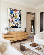 Expressionist Vibrant Colorful Gestural Wall Art