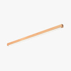 Arisha Linear Slim Ceiling Light, Wood