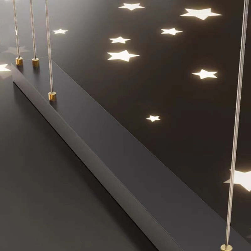 Arisha Luxury Globe Metal/Glass Pendant Light, Black/Gold