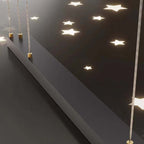 Arisha Luxury Globe Metal/Glass Pendant Light, Black/Gold