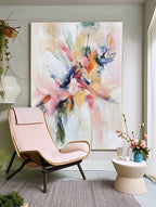 Wall Art Abstract Flowing Dynamic Cluster