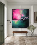 Wall Art Abstract Lyrical Neo-Impressionist Scene