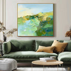 Wall Art Abstract Dynamic Brushstroke Elegant