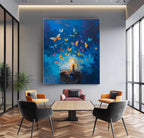 Wall Art Abstract Magical Scene Warm