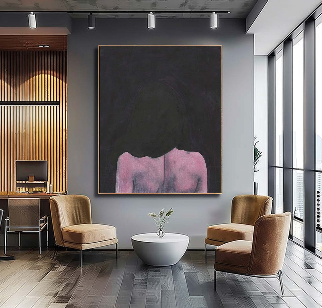 Minimalist Figurative Painting Evocative