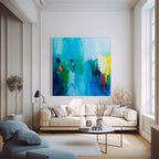 Wall Art Abstract Painterly Raw Scene