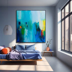 Wall Art Abstract Painterly Raw Scene