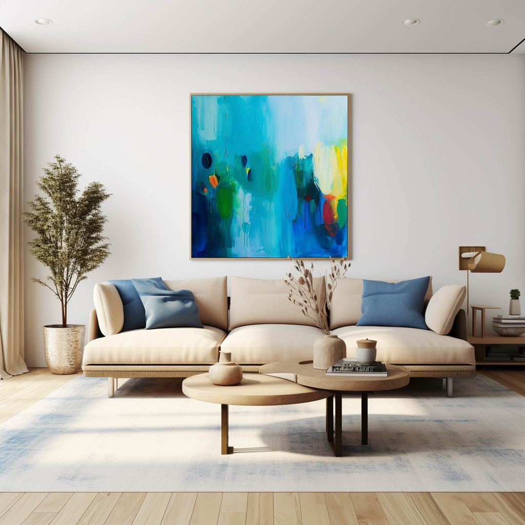 Wall Art Abstract Painterly Raw Scene