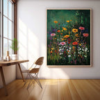 Textured Wildflower Meadow Impressionist