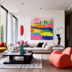 Wall Art Abstract Energetic Tropical Artistic