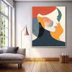 Modern Abstract Portrait Serene Modern