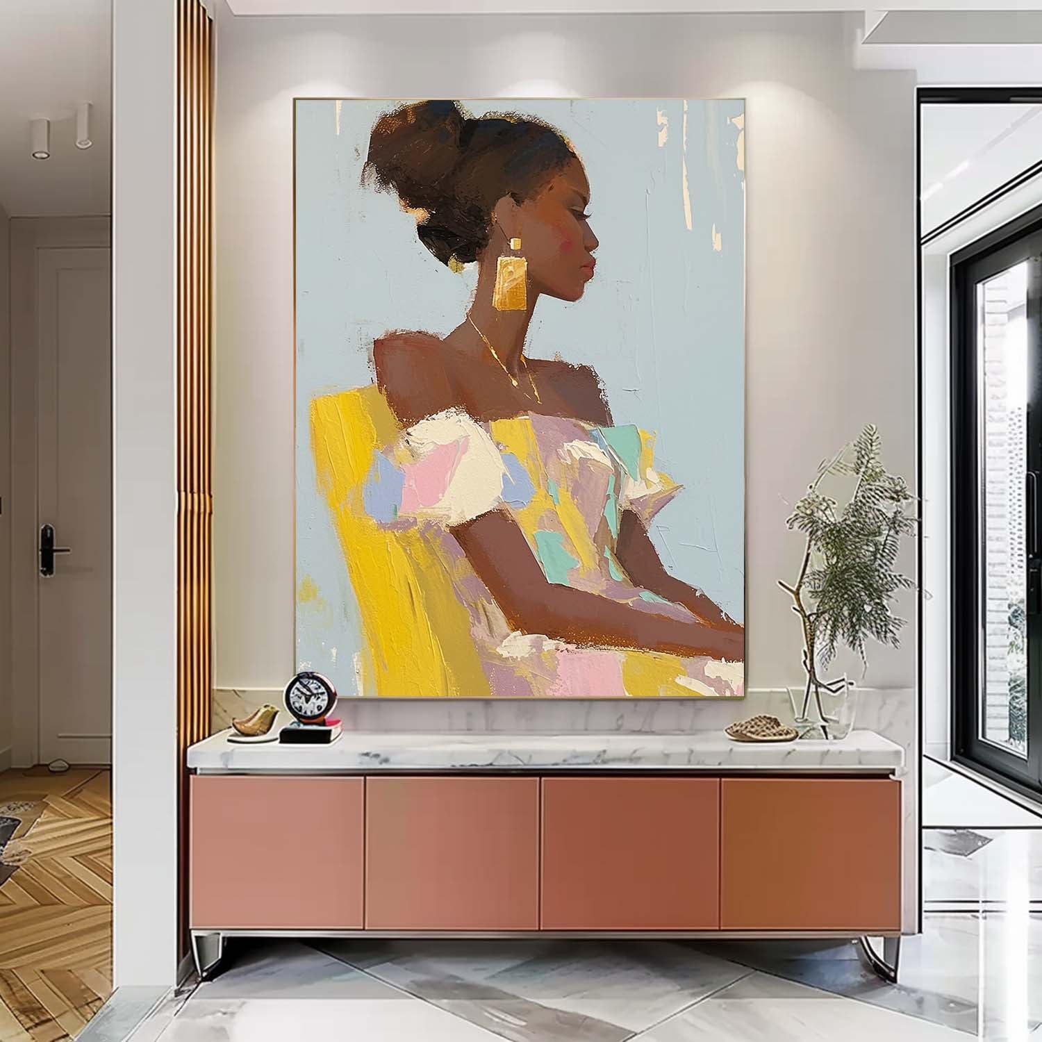 Impressionist Portrait Painting Elegant