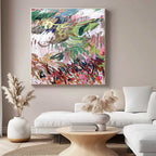 Wall Art Abstract Expressionist Botanical Modern
