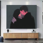 Expressionist Intimacy Painting Moody Modern