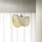 Ritta Wabi-Sabi Minimalisme Ripple Pendant Light, Resin&Metal