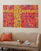 Wall Art Abstract Minimalist Bold Color