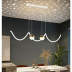 Arisha Nordic Globe Wavy Metal/ Pendant Light