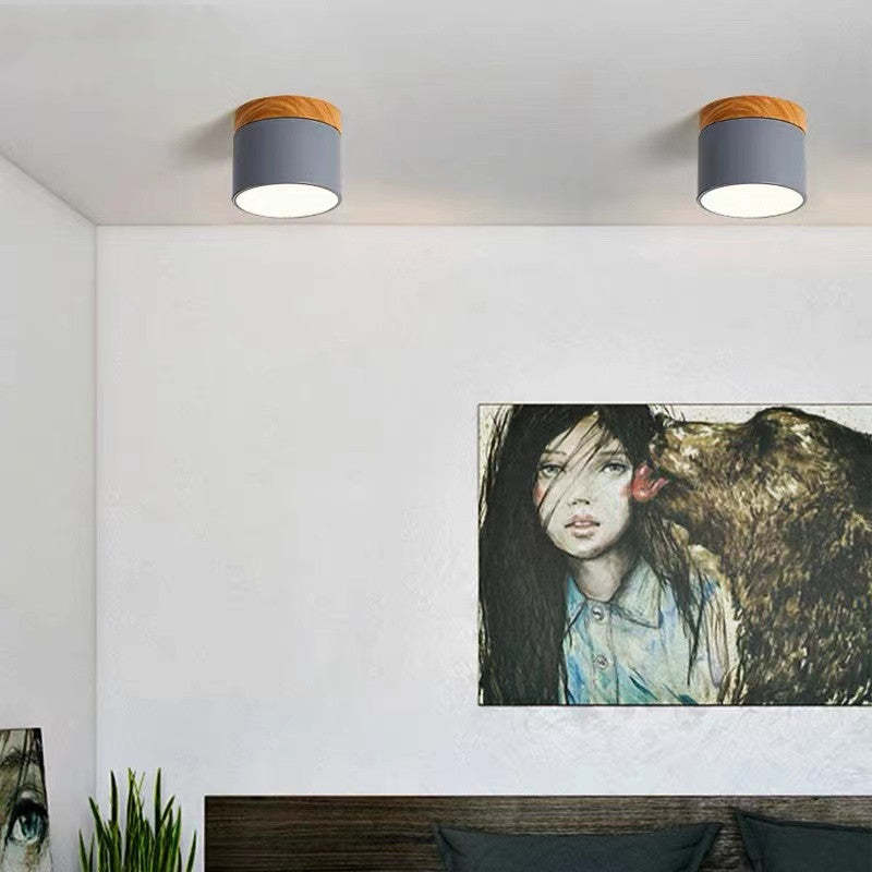 Jojo Cylindrical Flush Mount Ceiling Light