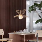 Ritta Pendant Light Modern, Metal, Gold/Black, Kitchen Island