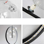 Arisha Nordic Glass Bubbles LED Modern Pendant Light for Dining Room