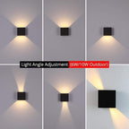 Nexu Modern Adjustable Square Outdoor Wall Lamp LED - product image 17