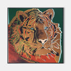 Andy Warhol Endangered Tiger Pop Art Oil Painting