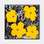 Andy Warhol Flowers Pop Art Painting