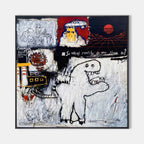 Wall Art Abstract Graffiti Playful Energetic