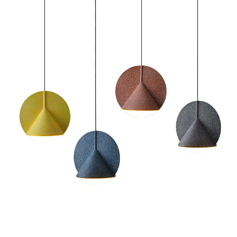 Arisha Modern LED Colorful Shade Hanging Pendant Light
