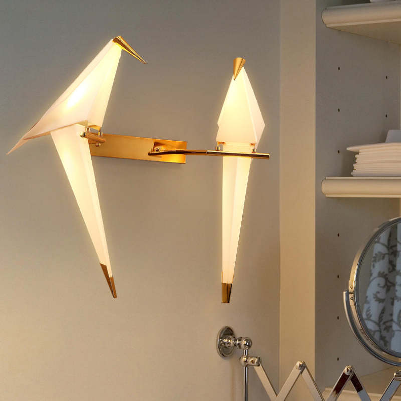 Arisha Wall Lamp Bird Vintage/Art-Deco, Metal/, Bedroom