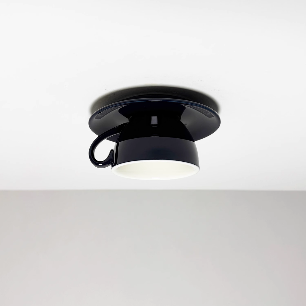 Aria Modern Coffee Cups Ceramic Flush Ceiling Lighting - product image 21