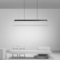 Orva Minimalist Classic Black & White Linear Pendant Light