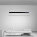 Orva Minimalist Classic Black & White Linear Pendant Light