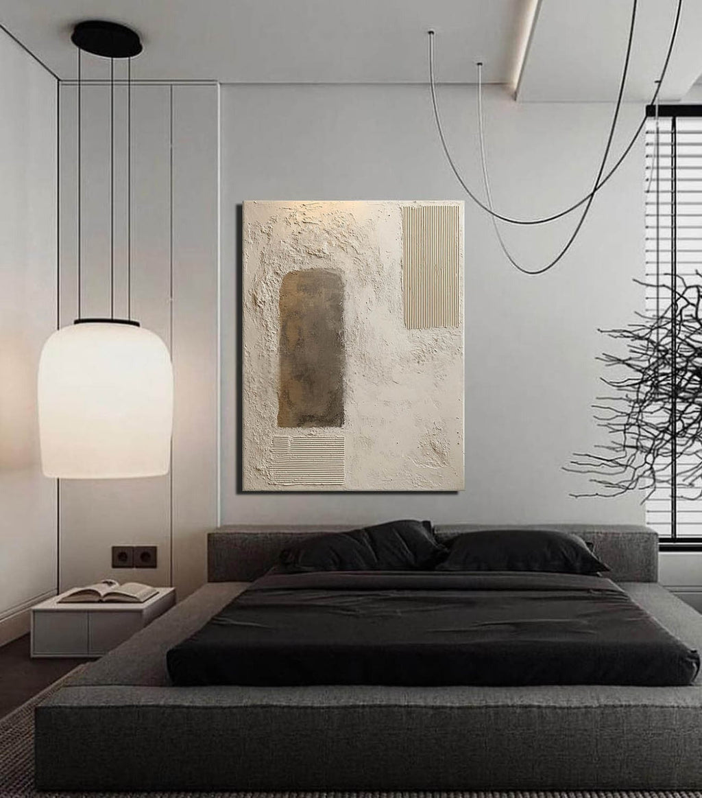 Wabi-Sabi Multi-Texture Abstract Painting