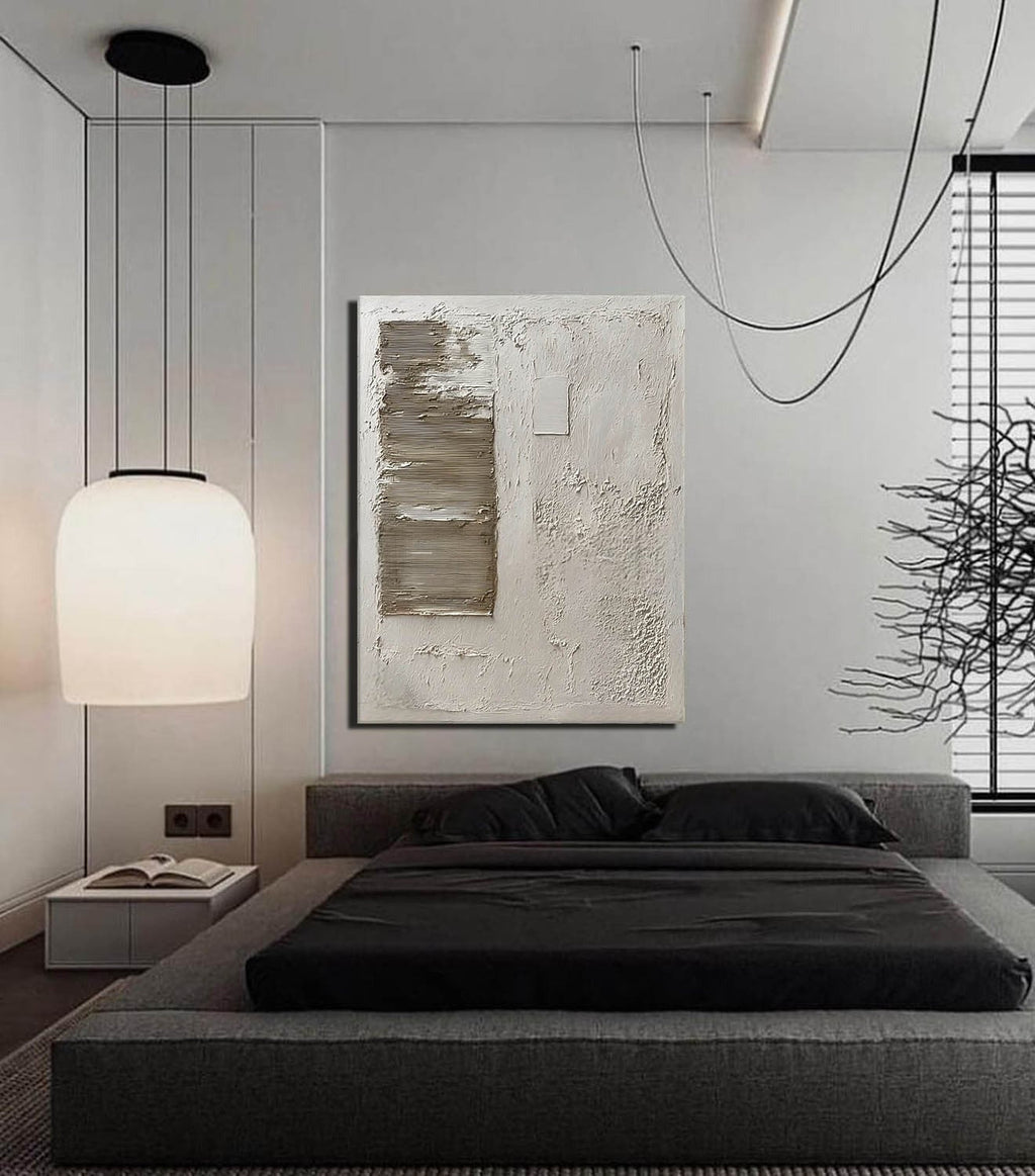 Wabi-Sabi Asymmetrical Texture Painting
