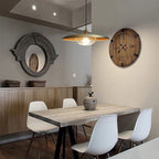 Arisha Modern Nordic Dome Pendant Light, Gold/Brown/Grey/Brown/Wood