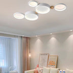 Arisha Round Flush Mount Ceiling Light 3 Colour 3/4/5/6/7 Heads