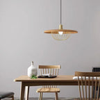 Arisha Modern Nordic Dome Pendant Light, Gold/Brown/Grey/Brown/Wood