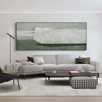 Minimalist Geometric Block Painting